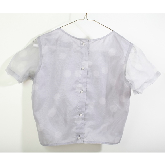 NWT Rachel Antonoff Anthropologie Dotted Crepe Top - Picture 7 of 7